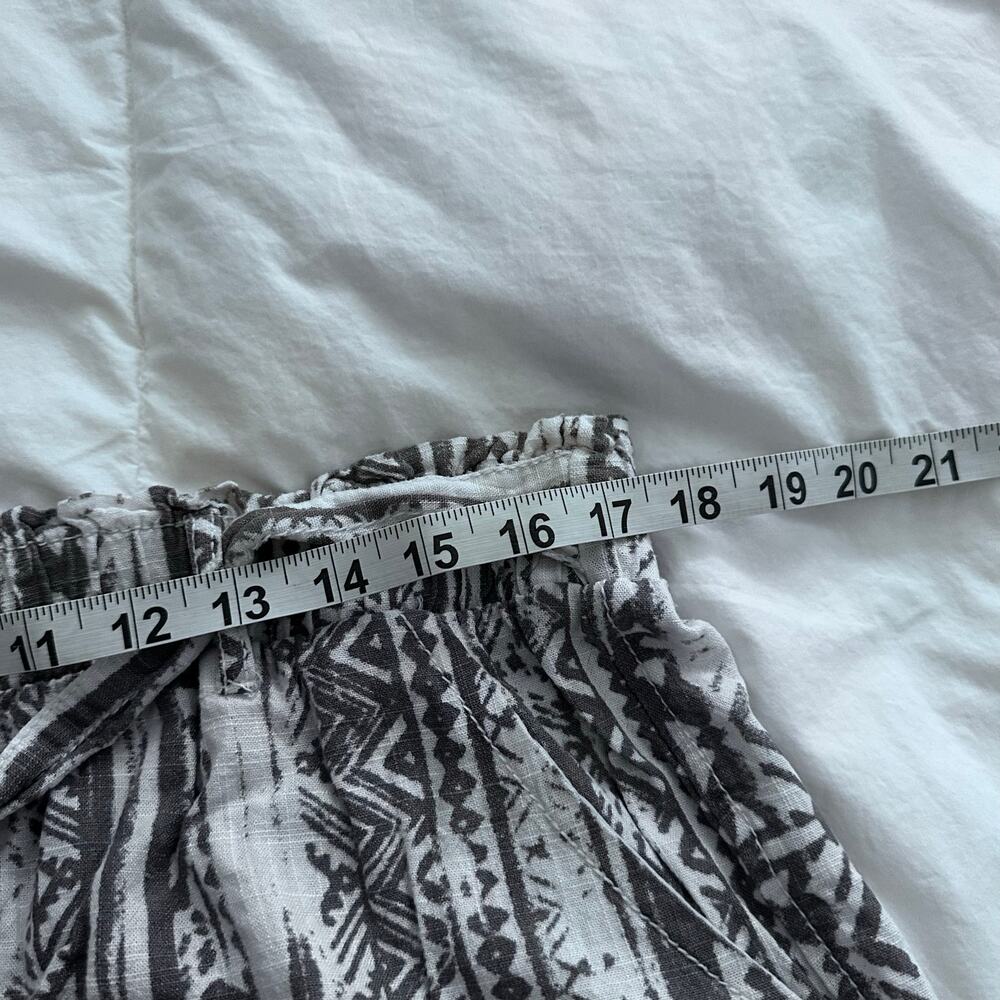 Cali 1850 Aztec Linen Shorts - Gray, Size XL - Picture 5 of 6